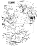 Part Location Diagram of 731-0957 MTD Dash Ass'y.