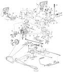 Part Location Diagram of 747-0708A MTD Deck Control Rod