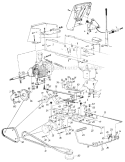 Page G Diagram and Parts List for 138-786-000 1988 MTD Lawn Tractor