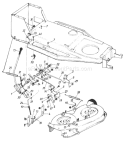 Page B Diagram and Parts List for 139-322-033 73527 -1989 MTD Lawn Tractor