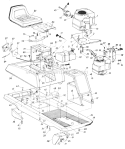 Page B Diagram and Parts List for 139-503-000 1989 MTD Lawn Tractor