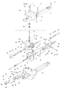 Page F Diagram and Parts List for 139-503-000 1989 MTD Lawn Tractor