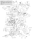 Page B Diagram and Parts List for 139-513-000 1989 -Style B MTD Lawn Tractor