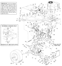 Page B Diagram and Parts List for 129-553R135 1989 MTD Lawn Tractor