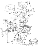 Page D Diagram and Parts List for 752-206 1989 MTD Lawn Tractor