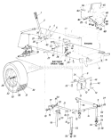 Page F Diagram and Parts List for 752-206 1989 MTD Lawn Tractor