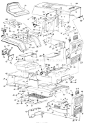 Page B Diagram and Parts List for 139-753-033 72771 -1989 MTD Lawn Tractor