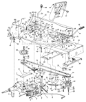 Page F Diagram and Parts List for 139-784-401 1989 MTD Lawn Tractor