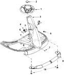 Page K Diagram and Parts List for 13A-344-022 2004 MTD Lawn Tractor