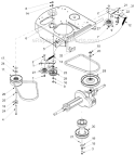 Page C Diagram and Parts List for 13A-344-022 2004 MTD Lawn Tractor