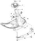 Page K Diagram and Parts List for 13A-344-701  MTD Lawn Tractor