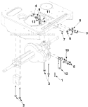 Page L Diagram and Parts List for 13A-344-701  MTD Lawn Tractor