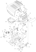 Page A Diagram and Parts List for 13A1762F500  MTD Lawn Tractor