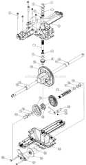 Page F Diagram and Parts List for 13A1762F500  MTD Lawn Tractor