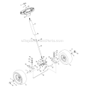 Part Location Diagram of 747-06027 MTD Tie Rod-front