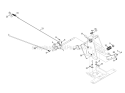 Part Location Diagram of 783-05940 MTD Strap-brake Shaft