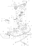 Part Location Diagram of 918-0624B MTD Spdl Asm-pulley &
