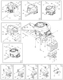 Page C Diagram and Parts List for 13A3761G196 2005 MTD Lawn Tractor