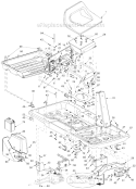 Page E Diagram and Parts List for 13A4065-105 2004 MTD Lawn Tractor