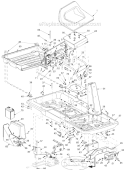 Page E Diagram and Parts List for 13A4065-700  MTD Lawn Tractor