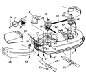 Page A Diagram and Parts List for 13A5453F033 1997 MTD Lawn Tractor