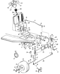 Part Location Diagram of 711-1117A MTD Link-drag Steering