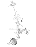 Part Location Diagram of 634-04466-0911 MTD Wheel Assembly