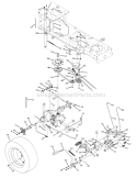 Part Location Diagram of 731-06098 MTD Lawn Mower Blade Fan