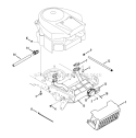 Part Location Diagram of 751-11053B MTD Extension, Deflector