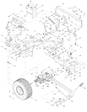 Part Location Diagram of 747-04157 MTD Rear Stabilizer Rod