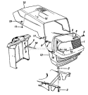 Page F Diagram and Parts List for 13AC450F704 1997 MTD Lawn Tractor
