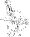 Page H Diagram and Parts List for 13AC450F704 1997 MTD Lawn Tractor