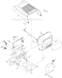 Page D Diagram and Parts List for 13AC762F077 2008 MTD Lawn Tractor