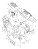Page F Diagram and Parts List for 13AD608G057 2003 MTD Lawn Tractor