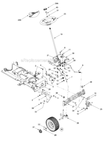 Page C Diagram and Parts List for 13AF618G726  MTD Lawn Tractor