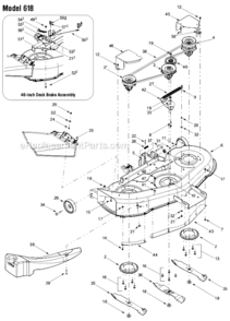 Page H Diagram and Parts List for 13AF618G726  MTD Lawn Tractor