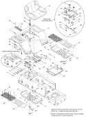 Page G Diagram and Parts List for 13AF698G724 2004 MTD Lawn Tractor