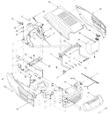Page F Diagram and Parts List for 13AG688H033 2004 MTD Lawn Tractor