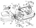 Page A Diagram and Parts List for 13AH660F371 1998 MTD Lawn Tractor