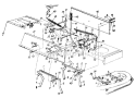 Page B Diagram and Parts List for 13AH660F371 1998 MTD Lawn Tractor