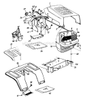 Page E Diagram and Parts List for 13AH660F371 1998 MTD Lawn Tractor