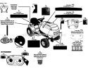 Page E Diagram and Parts List for 13AJ771G204 2008 MTD Lawn Tractor