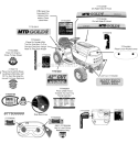 Page E Diagram and Parts List for 13AJ795G002 2009 MTD Lawn Tractor