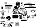 Page E Diagram and Parts List for 13AJ795G204 2008 MTD Lawn Tractor