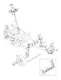 Page H Diagram and Parts List for 13AJ795G204 2008 MTD Lawn Tractor