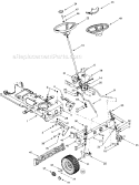 Page A Diagram and Parts List for 13AK608G033 2001 MTD Lawn Tractor