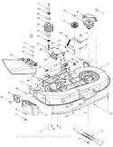 Page B Diagram and Parts List for 13AK608G033 2001 MTD Lawn Tractor