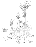 Part Location Diagram of 783-04641A MTD Idler Bracket