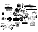 Page E Diagram and Parts List for 13AL795H004 2008 MTD Lawn Tractor