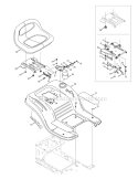 Page G Diagram and Parts List for 13AL795H004 2008 MTD Lawn Tractor
